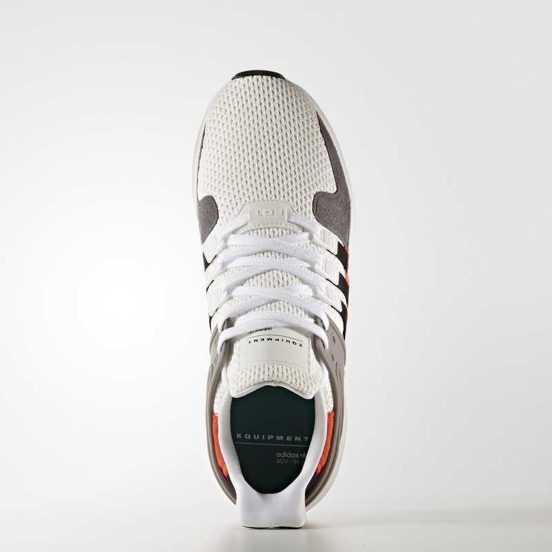 Eqt support hotsell adv white orange